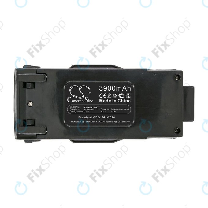 Battery for Yuneec Mantis G, Q, 3900mAh, Li-Pol, 11.4V, YUNB3S2800, HQ