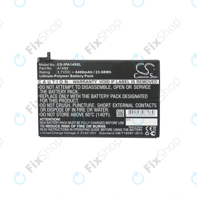 Apple iPad Mini 2, Mini 3 - Battery A1489, A1512 6400mAh HQ