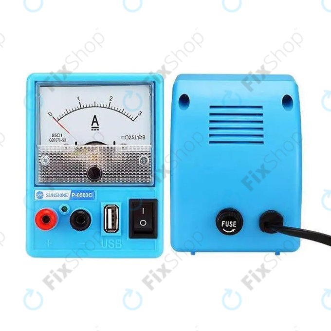 Sunshine P-0503C - Regulated Mini DC Power Supply (0-5V, 0-3A)