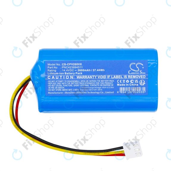 Battery for ETA Nico 2219, 2600mAh, Li-Ion, 14.4V, PNC423894511, HQ