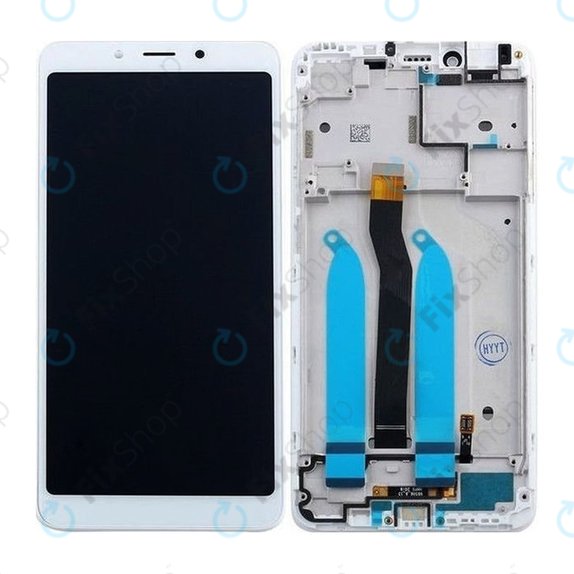 Xiaomi Redmi 6, Redmi 6A - LCD Display + Touch Screen + Frame (White) TFT