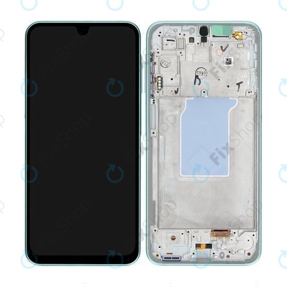 Samsung Galaxy A26 A266E - LCD Display + Touch Screen + Frame (Mint) - GH82-37049C Genuine Service Pack