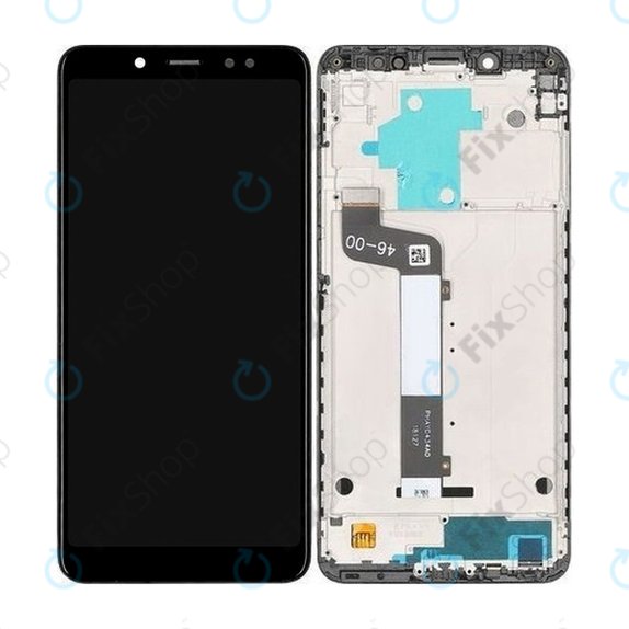 Xiaomi Redmi Note 5 Pro - LCD Display + Touch Screen + Frame (Black) - 560610027033 Genuine Service Pack