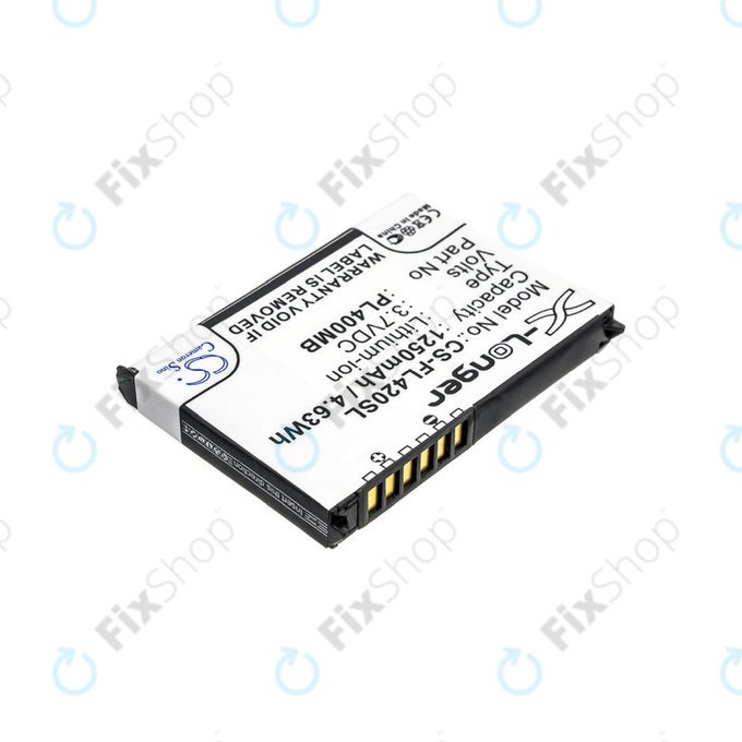 Battery for Fujitsu Siemens Loox N560, N520, N500, 420, 410, 1250mAh, Li-Ion, 3.7V, PL400MB, HQ
