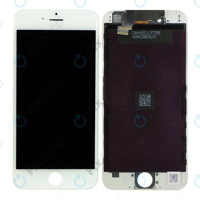 Display for iPhone 6, White, Touch Screen with Frame, Refurbished
