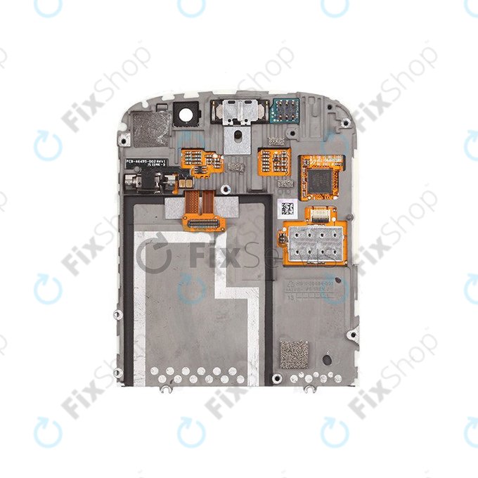 Blackberry Q10 - LCD Display + Touch Screen + Frame (White) TFT
