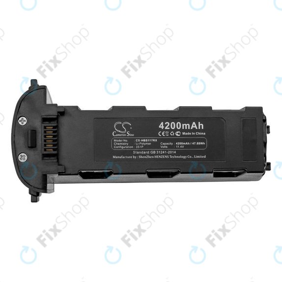 Battery for Hubsan Zino H117s, Zino Pro, 4200mAh, Li-Pol, 11.4V, HQ