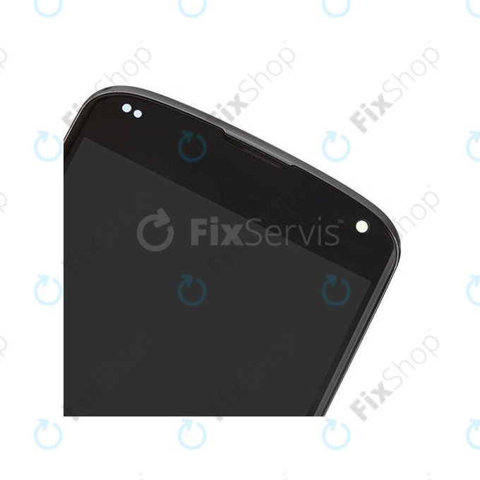 LG Nexus 4 E960 - LCD Display + Touch Screen + Frame (Black) TFT