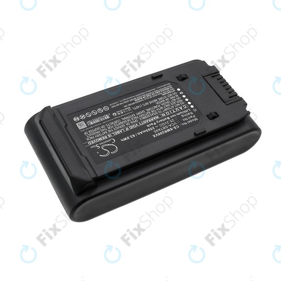 Battery for Samsung Bespoke Jet, Bespoke Jet Complete, 2500mAh, Li-Ion, 25.2V, VCA-SBTA95, HQ