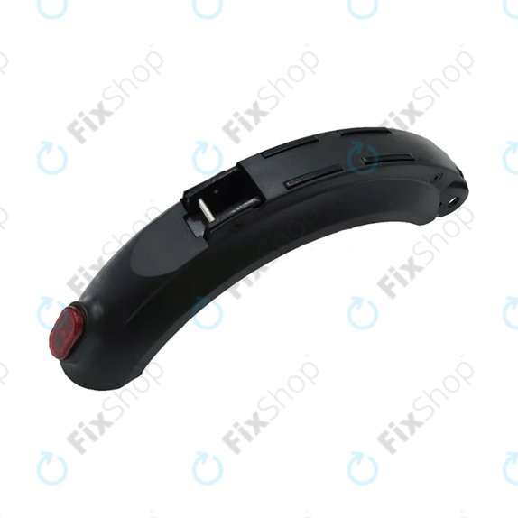 Kugoo S1, S1 Pro, S2, S3 - Rear Fender + Light + Cable (Black)