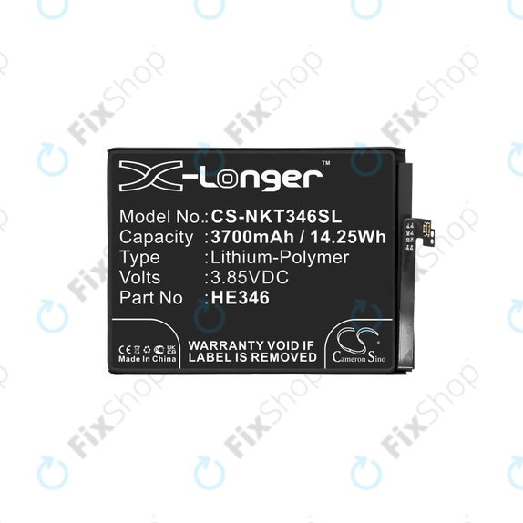 Nokia 7 Plus - Battery HE346 3700mAh HQ