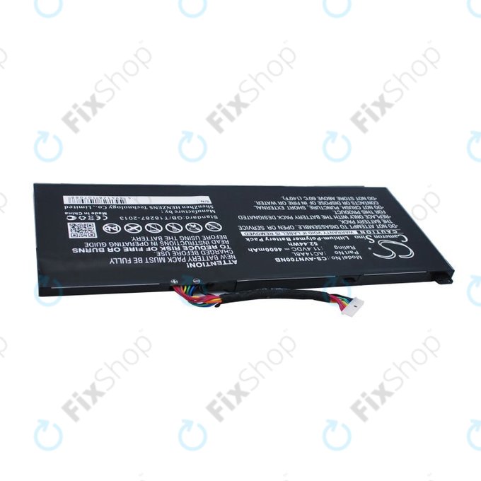 Battery for Acer Aspire Vn7, V15 Nitro, Spin 3, 4600mAh, Li-Pol, 11.4V, AC14A8L, HQ