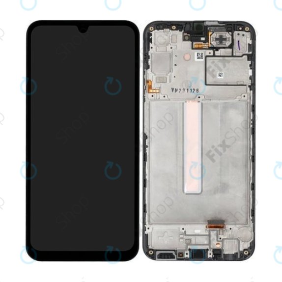 Samsung Galaxy A25 A256B - LCD Display + Touch Screen + Frame (Black) - GH82-33214A Genuine Service Pack