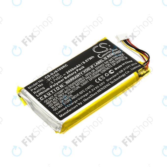 Battery for DJI Mavic Pro, Air, Spark, 2450mAh, Li-Pol, 3.7V, 973760, HQ