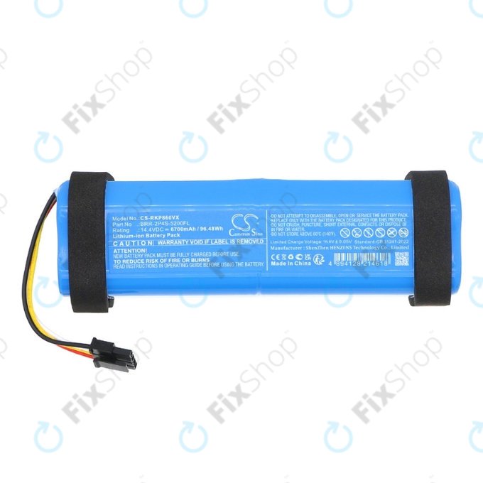 Xiaomi Roborock Q5 Pro, Q5 Pro+, P10 Pro - Battery BRR-2P4S-5200FL 14.4V Li-Ion 6700mAh HQ