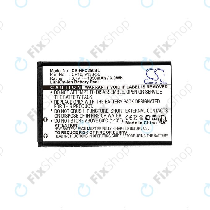 Battery for Amplicomms Powertel M4000, Auro Comfort 1010, 1050mAh, Li-Ion, 3.7V, MM460BB, CP10, HQ