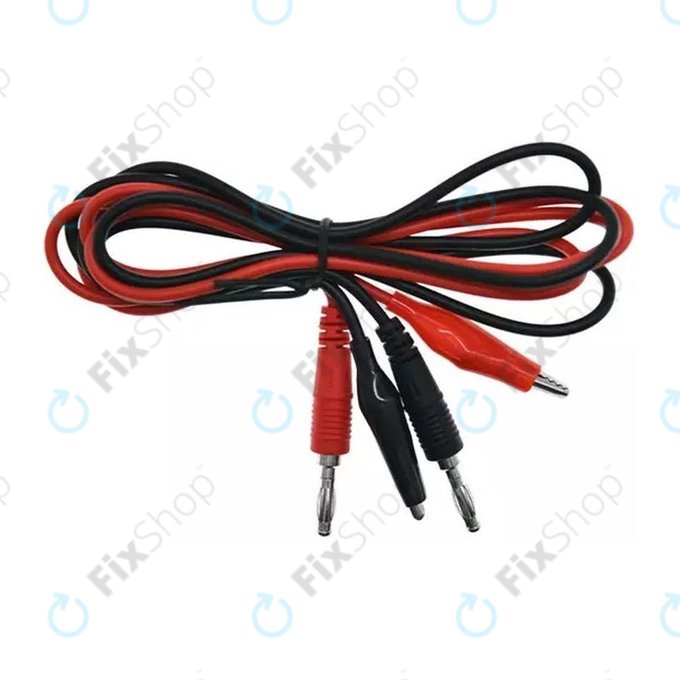 Geti GT-L05 - Double Test Cable for Multimeter (Alligator Clip)
