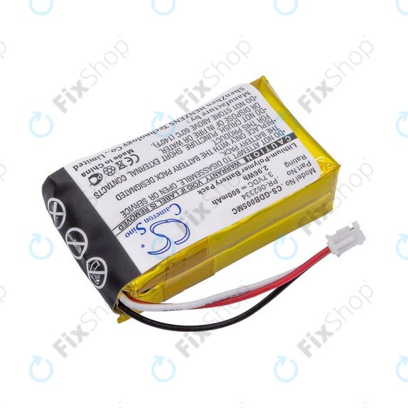Battery for GoPro Hero +, 800mAh, Li-Polymer, 3.7V, PR-062334, HQ