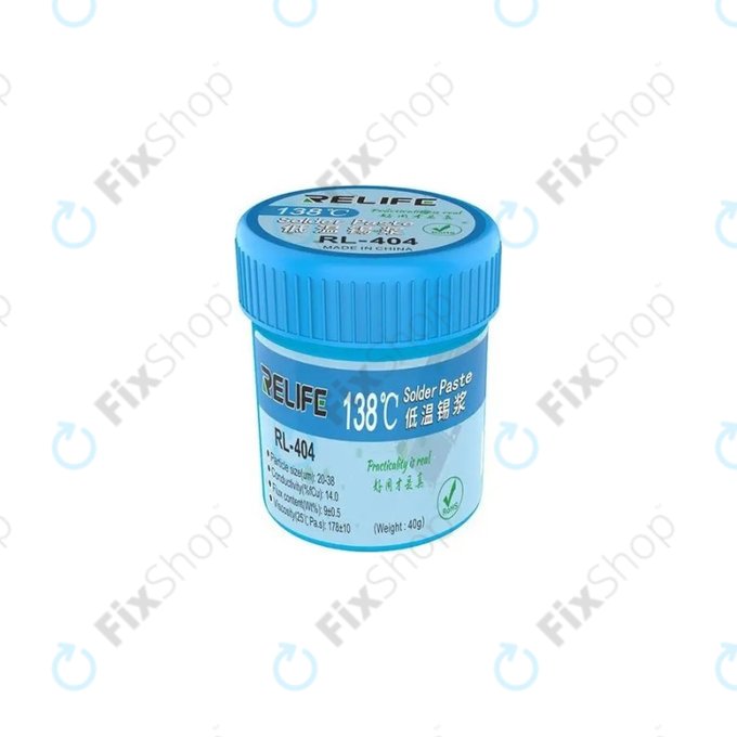 Relife RL-404 - Solder Paste 138°C (40g)
