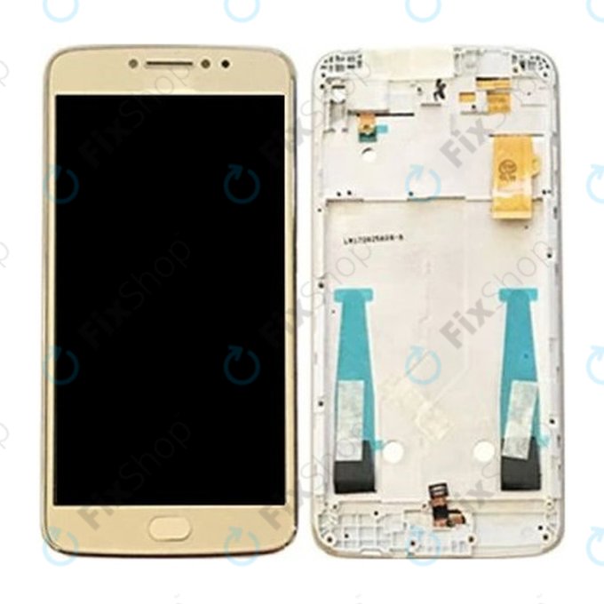 Motorola Moto E4 Plus XT1771 - LCD Display + Touch Screen + Frame (Gold) TFT