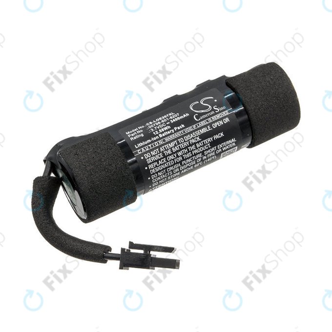 Battery for Logitech UE Boom 2, 3400mAh, Li-Ion, 3.7V, 00798-601-8207, HQ