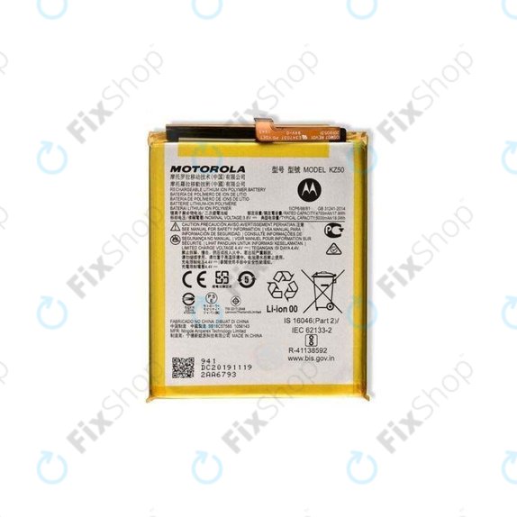Motorola Moto G8 Power XT2041 - Battery KZ50 5000mAh - SB18C57585 Genuine Service Pack
