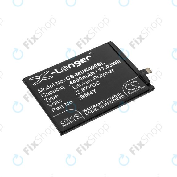 Battery for Xiaomi Mi 11i M2012K11G, 4400mAh, Li-Pol, 3.87 V, BM4Y, HQ