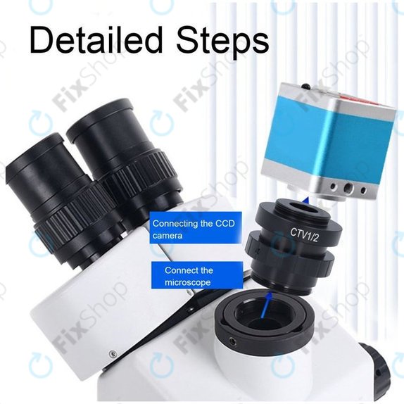 CTV Adapter 1/2" C-Mount for Microscope