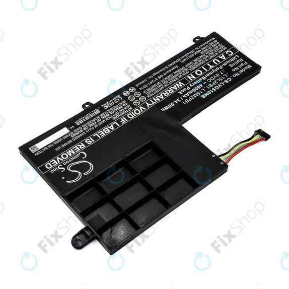 Battery for Lenovo Yoga 510 14, Yoga 510 15, 4600mAh, Li-Pol, 7.6V, L15L2PB1, HQ