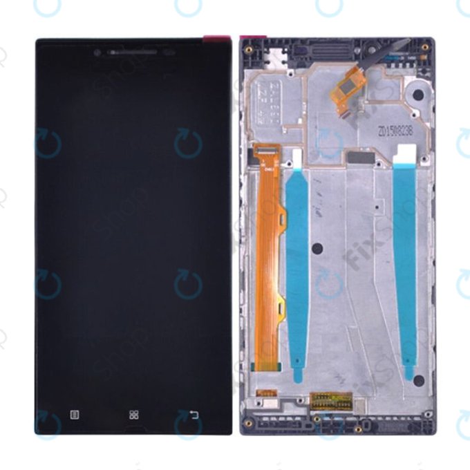Lenovo P70 - LCD Display + Touch Screen + Frame (Black) TFT