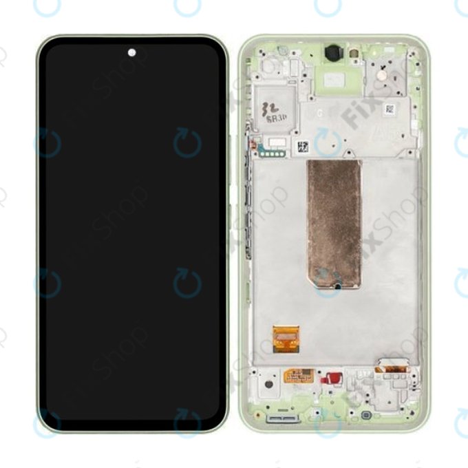 Samsung Galaxy A54 5G A546B - LCD Display + Touch Screen + Frame (Light Green) - GH82-31231C, GH82-31232C Genuine Service Pack