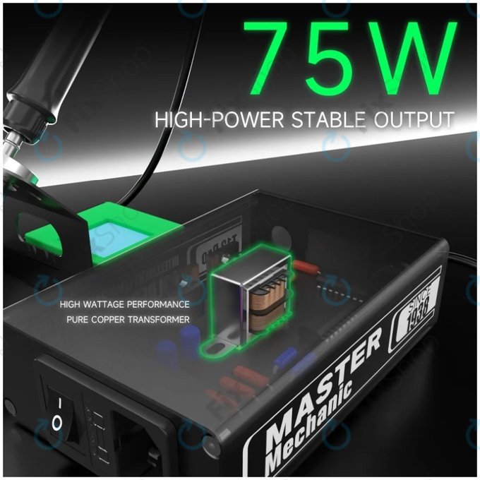 Mechanic T12 Pro - Digital Soldering Station (Black)