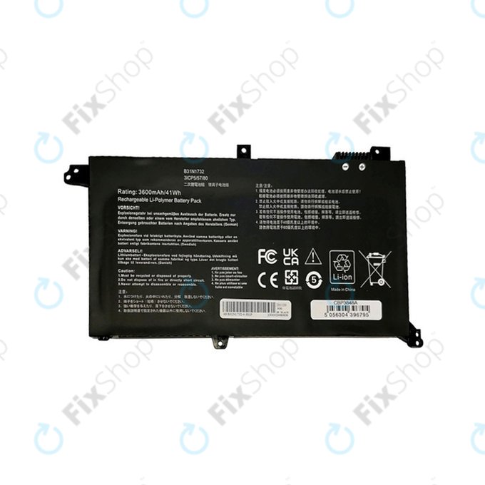 Asus X571GD-BQ275T - Battery Li-Ion 11.55V 3600mAh - 77051179 Genuine Service Pack