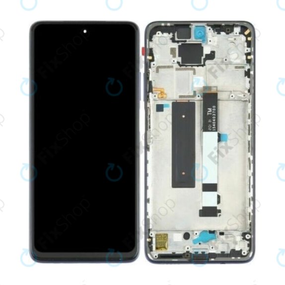 Xiaomi Redmi Note 9 Pro 5G M2007J17C - LCD Display + Touch Screen + Frame (Black) TFT