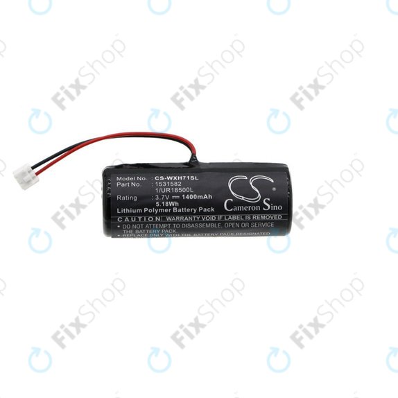 Battery for Wella Xpert HS71, 1400mAh, Li-ion, 3.7V, 1531582, HQ