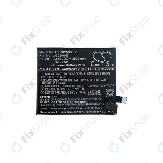 Google Pixel 3a XL - Battery G020A-B 3600mAh HQ