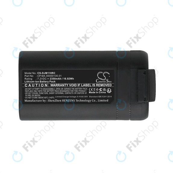 Battery for DJI Mavic Mini, Mini dual, 2350mAh, Li-Ion, 7.2V, CP.MA.00000135.01, HQ