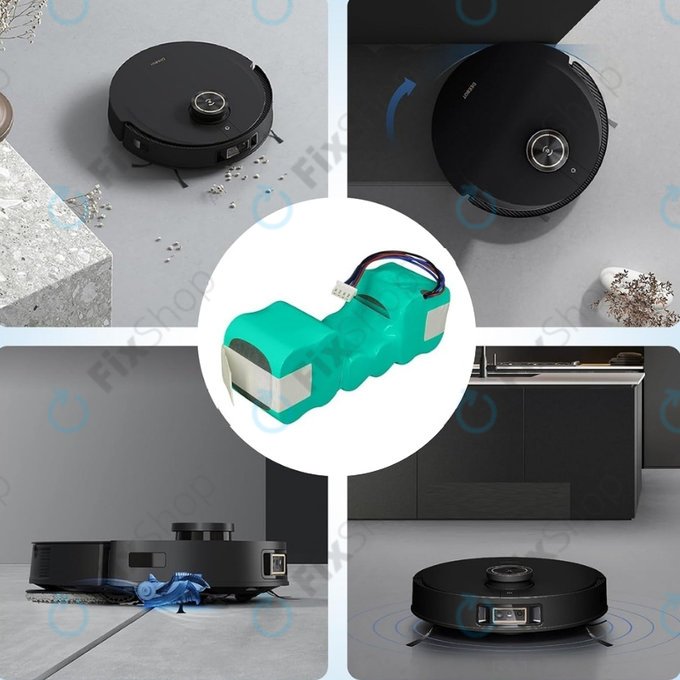 Ecovacs Sweeper-series, Deebot Ozmo-series - Battery DM88 Ni-MH 12.0V 3000mAh