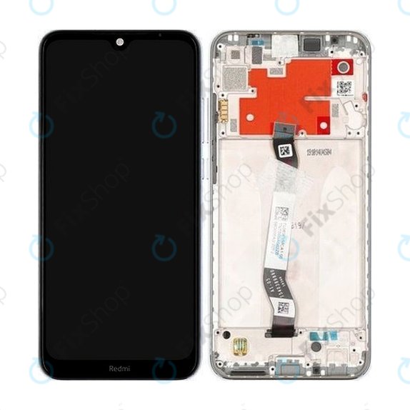 Xiaomi Redmi Note 8T - LCD Display + Touch Screen + Frame (Moonlight White) - 5600020C3X00 Genuine Service Pack