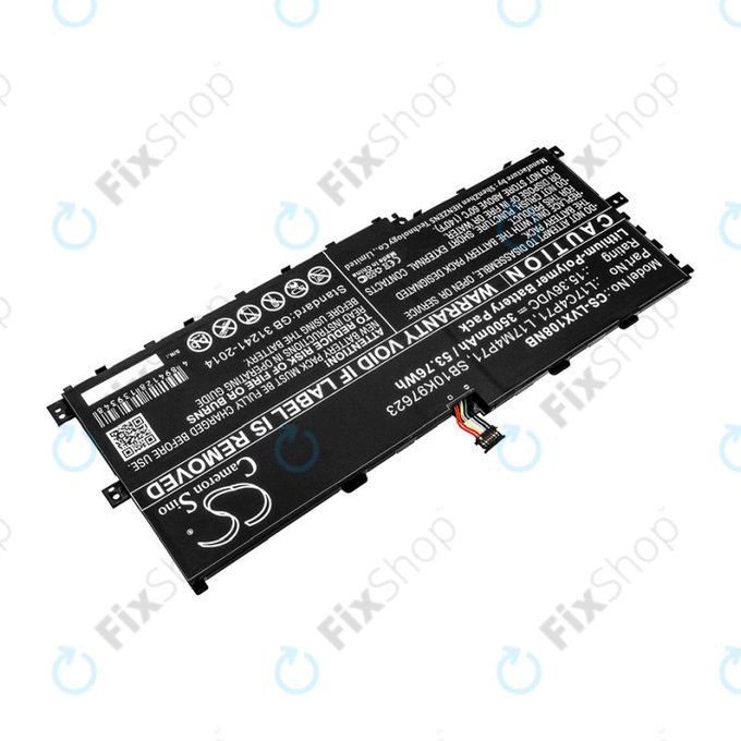 Battery for Lenovo ThinkPad X1 Yoga 2018, 3500mAh, Li-Pol, 15.36V, L17C4P71, HQ