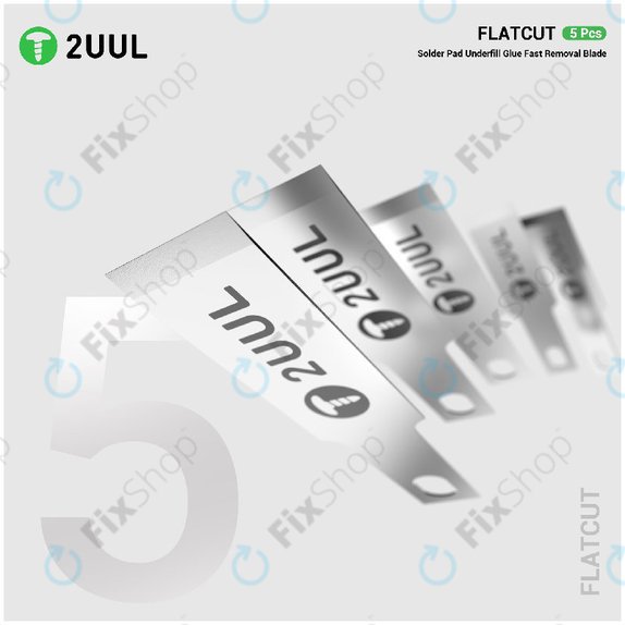 Underfill Glue Removal Blades, Flat Cut, 2UUL DA28, 5pcs/Pack