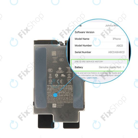 Battery for iPhone Air, 3149mAh, 661-55235, Genuine Apple