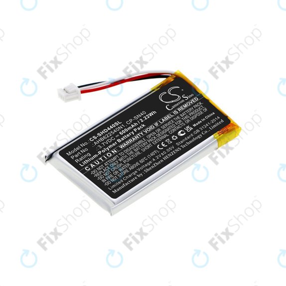 Battery for Sennheiser Momentum 2.0, 3.0, Urbanite XL, 600mAh, Li-Pol, 3.7V, AHB622540N1, HQ