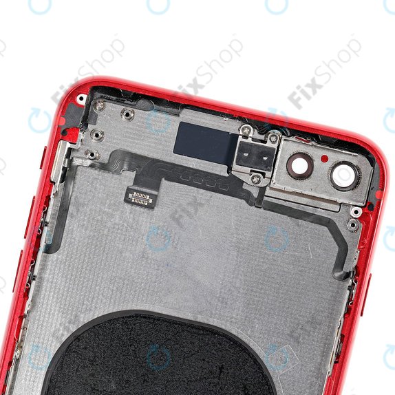 Apple iPhone 8 Plus - Rear Housing with Small Parts (Red)