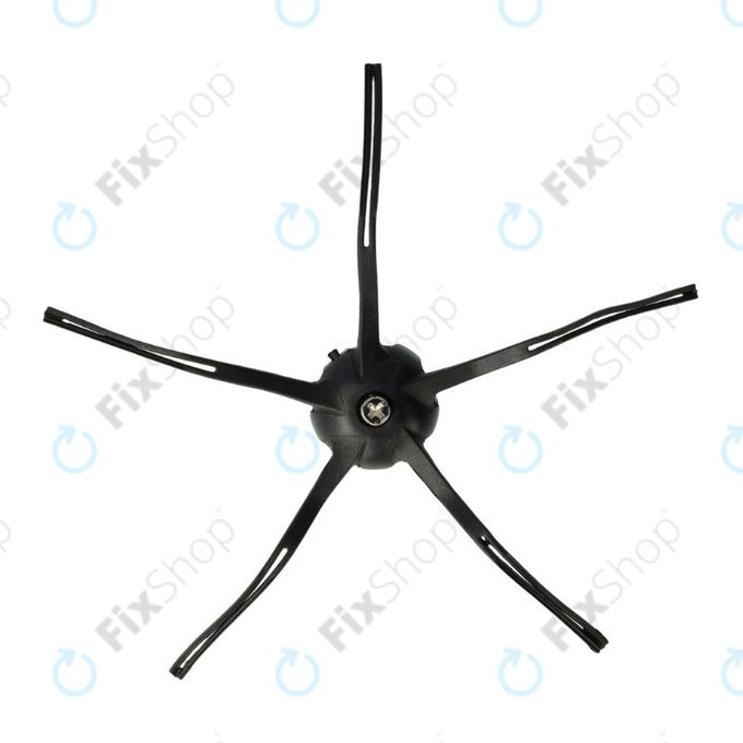 Replacement set for Xiaomi Roborock S5 Max, S6, S6 MaxV, S6 Pure, Xiaowa E3 (1x Main brush, 2x Filter, 2x Side brush - Black)