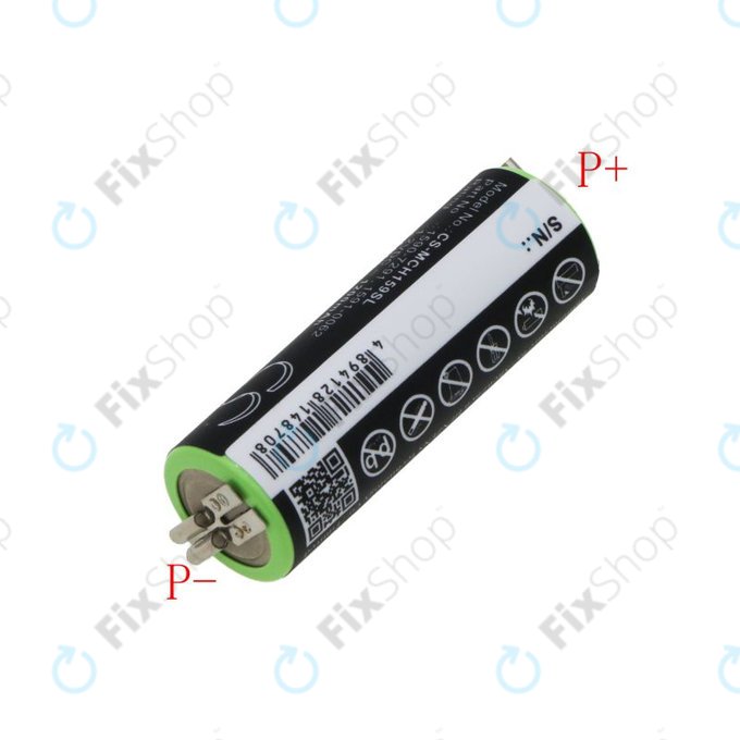 Battery for Moser Chromini 1591, Ermila Bella 1590, 1200mAh, Ni-MH, 1.2V, 1590-7291, HQ