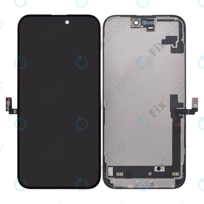 Display Hard OLED for iPhone 16 Plus, Touch Screen with Frame, FixPremium