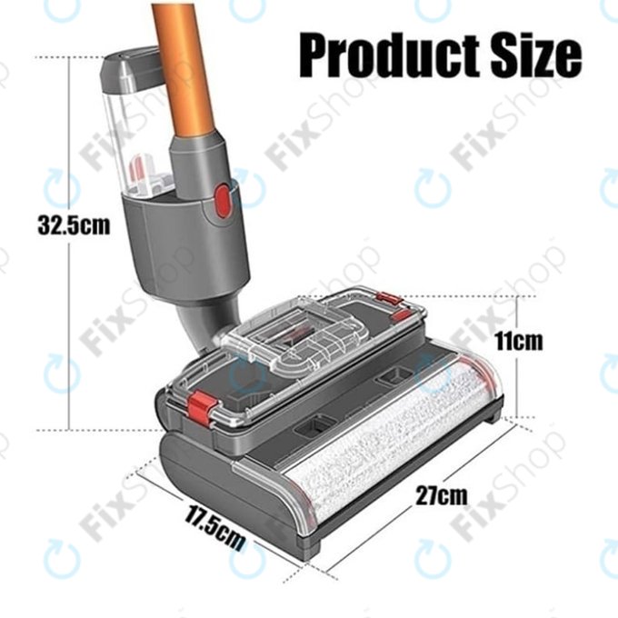 Dyson V-series - Wet and Dry Scrubbing Brushes