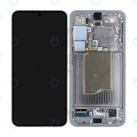 Samsung Galaxy S25 - LCD Display + Touch Screen + Frame (Silver Shadow) - GH82-36329A Genuine Service Pack