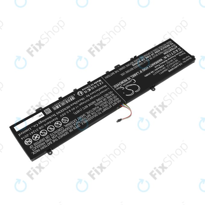 Battery for Lenovo Yoga, 4300mAh, Li-Pol, 15.36V, L18D4PF1, HQ